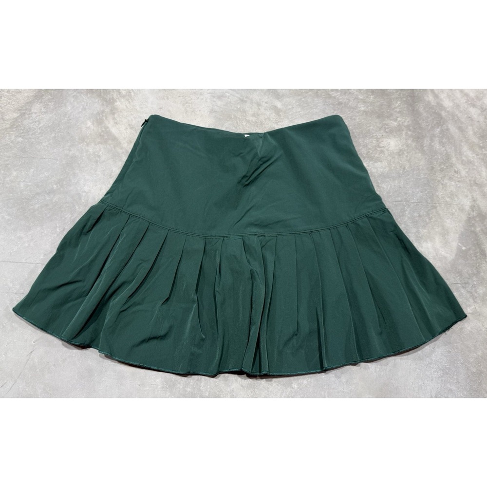 Renwick Pleated Skirt Skort Green Golf Performance Tennis Pickleball Women's S